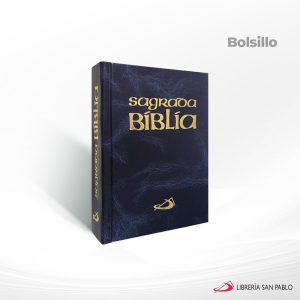 SAGRADA BIBLIA CATOLICA BOLSILLO SIN MOTIVO COLOR  SAN PABLO