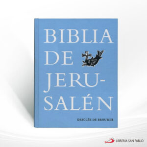 NUEVA BIBLIA DE JERUSALEN MANUAL TELA AZUL CIELO  DDB